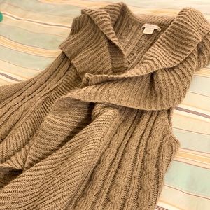 Open Ruffled Cardigan sweater